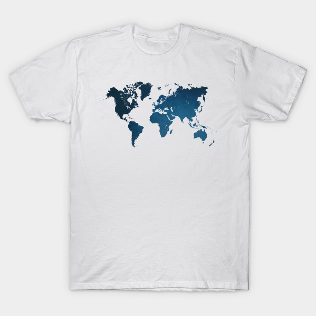 world map blue #map #worldmap by JBJart